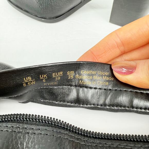 Naturalizer Womens Kyrie Heeled Knee High Boots US 8.5 Wide Black Leather NIB - Picture 10 of 10